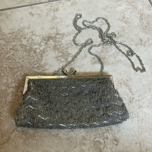 Vintage beaded evening bag - Picture 1 of 7